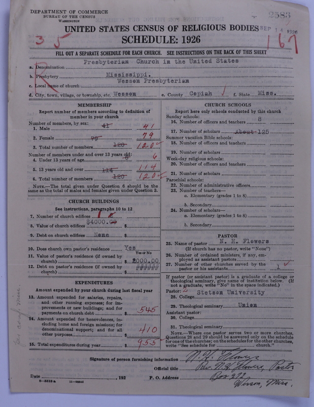 Scan of Presbyterian Church in the United States: 2583