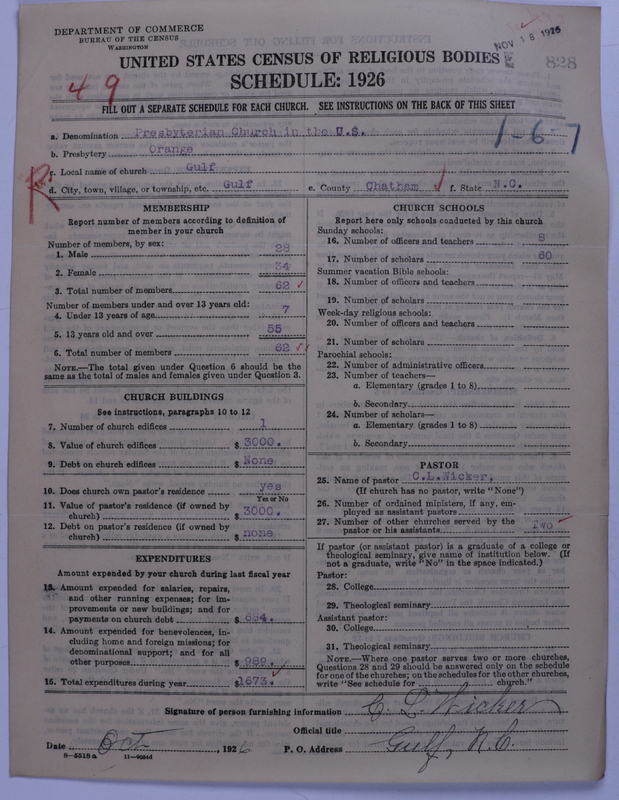 Scan of Presbyterian Church in the United States: 828