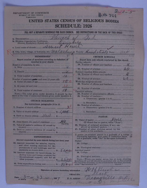 Scan of Church of God (Headquarters, Anderson, Ind.): 744