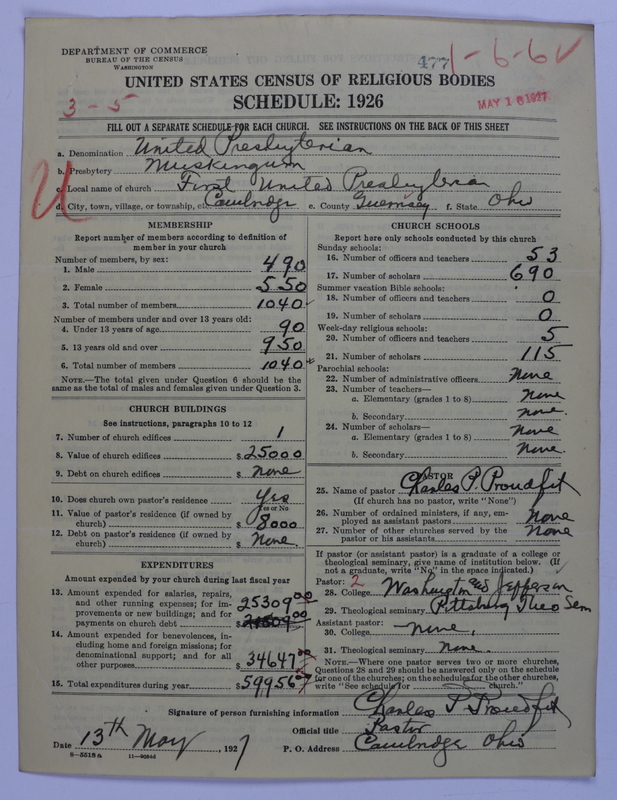 Scan of United Presbyterian Church of North America: 477