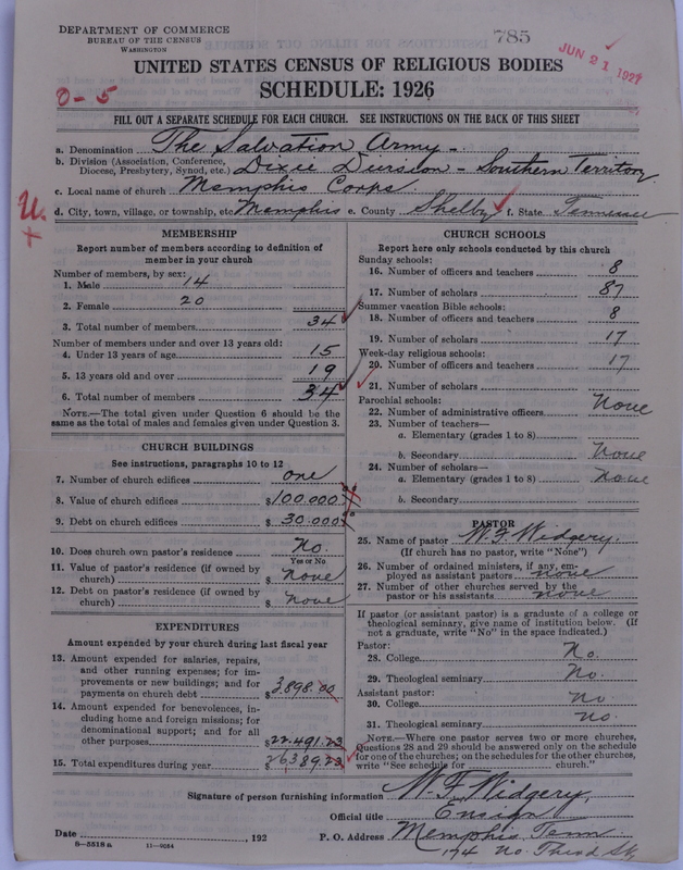 Scan of Salvation Army: 785