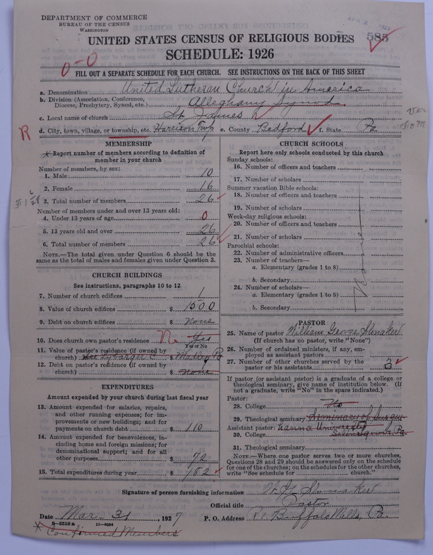 Scan of United Lutheran Church in America: 585