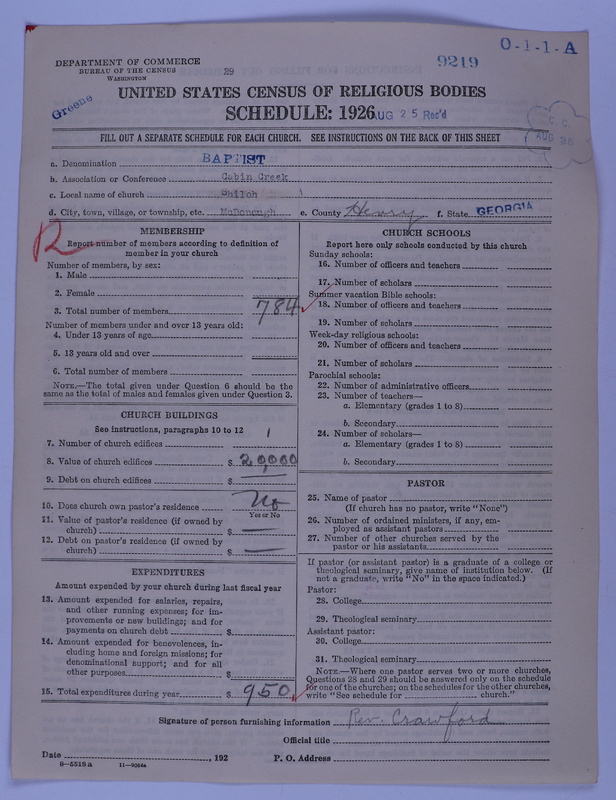 Scan of Negro Baptists: 9219