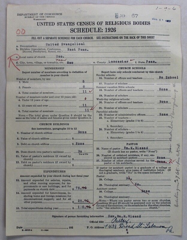 Scan of Evangelical Congregational Church: 67