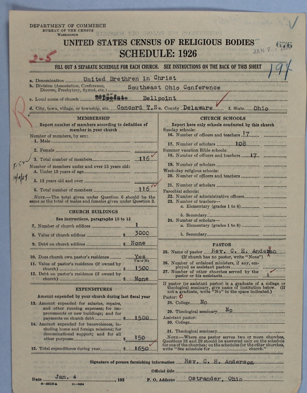 Scan of Church of the United Brethren in Christ: 676