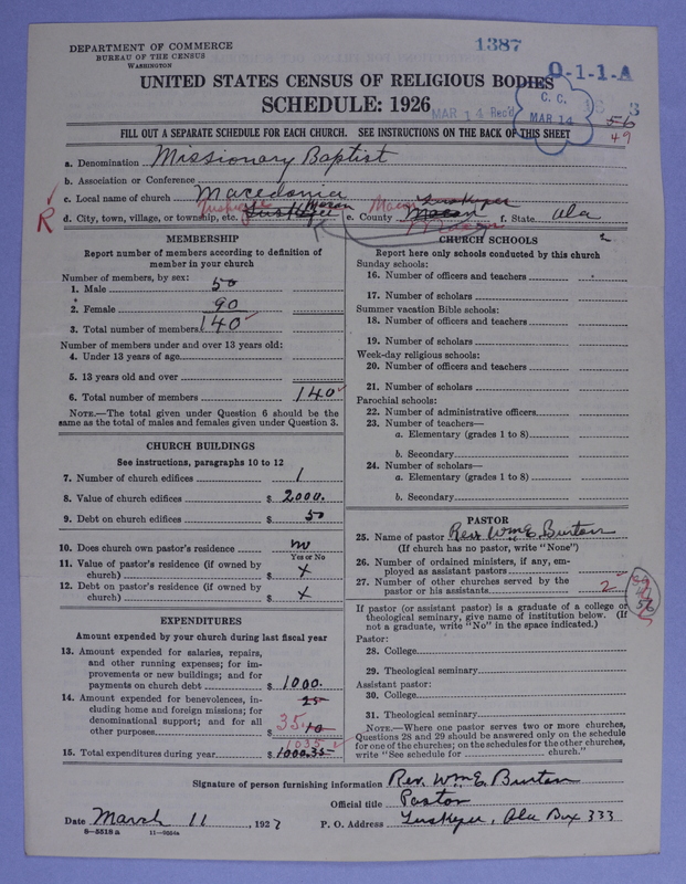 Scan of Negro Baptists: 1387