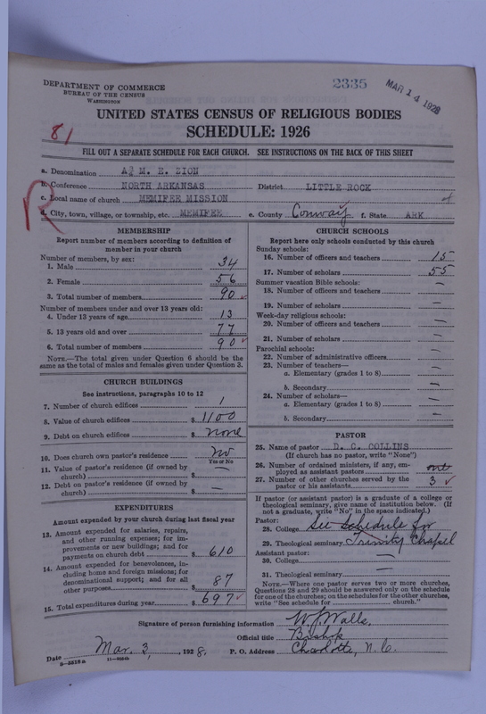 Scan of African Methodist Episcopal Zion Church: 2335