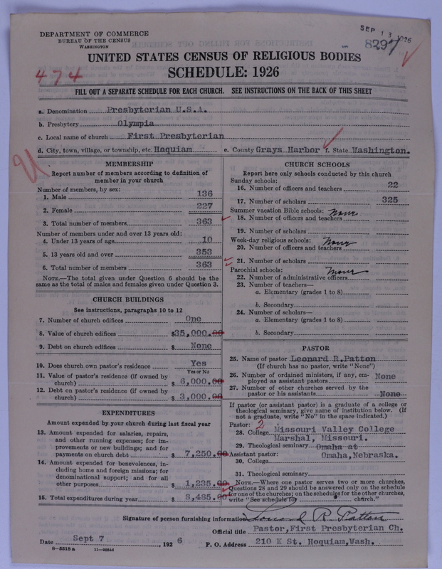 Scan of Presbyterian Church in the United States of America: 8297