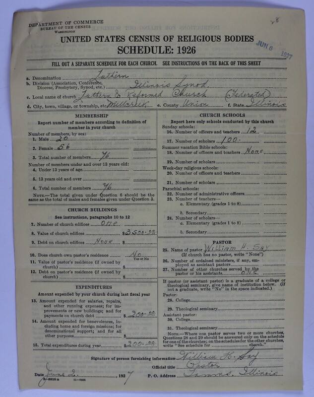 Scan of Federated Churches: 28