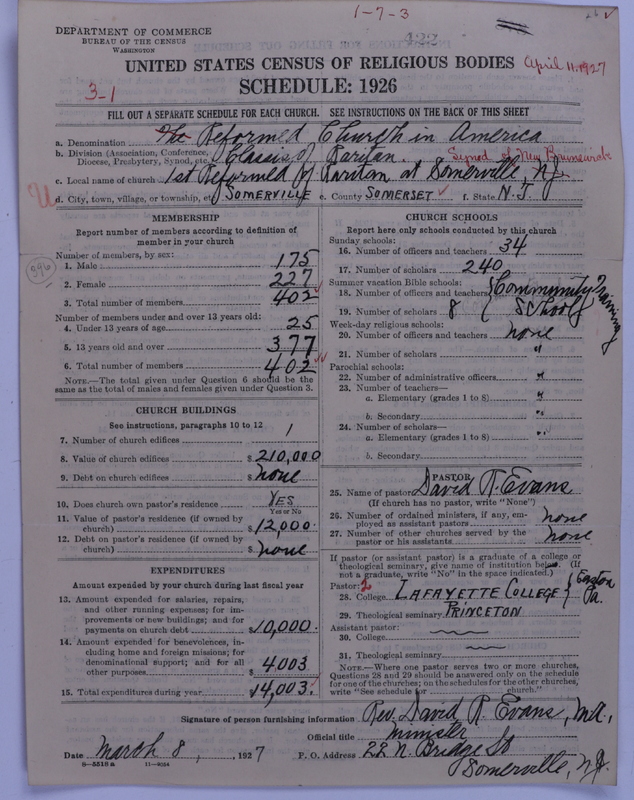 Scan of Reformed Church in America: 422