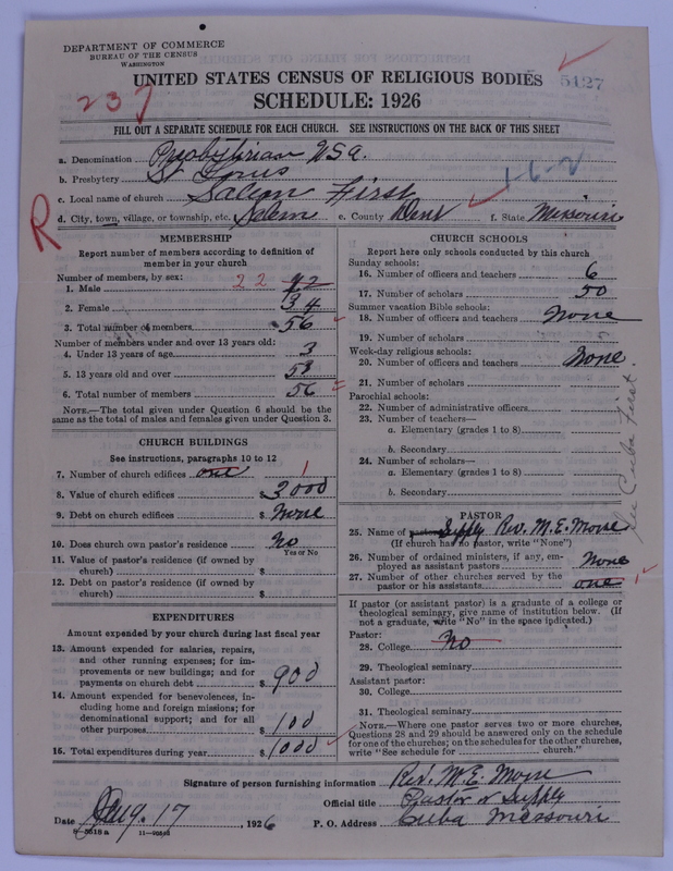 Scan of Presbyterian Church in the United States of America: 5127