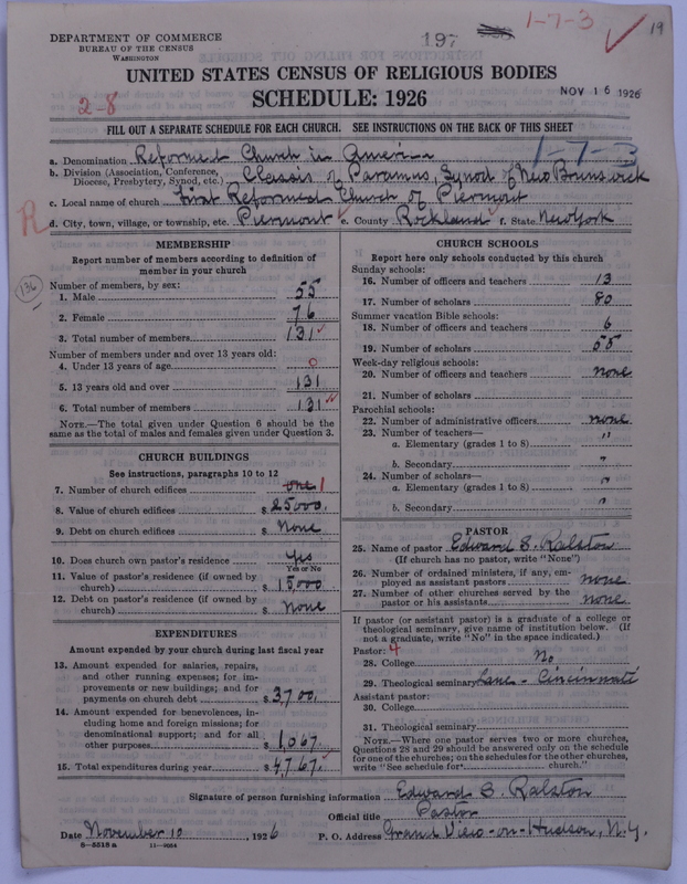 Scan of Reformed Church in America: 197