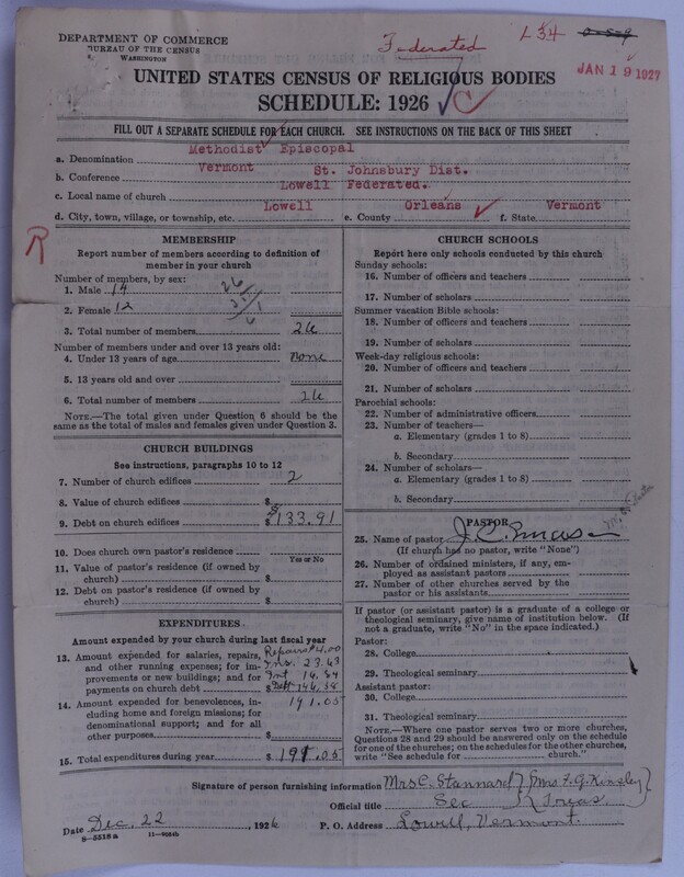 Scan of Federated Churches: 62