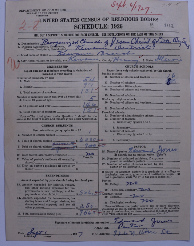 Scan of Reorganized Church of Jesus Christ of Latter Day Saints: 104