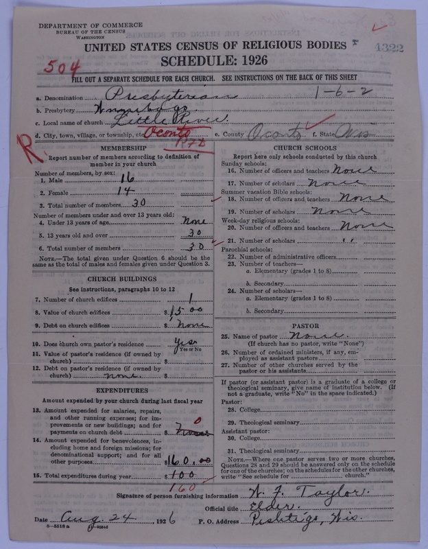 Scan of Presbyterian Church in the United States of America: 4322