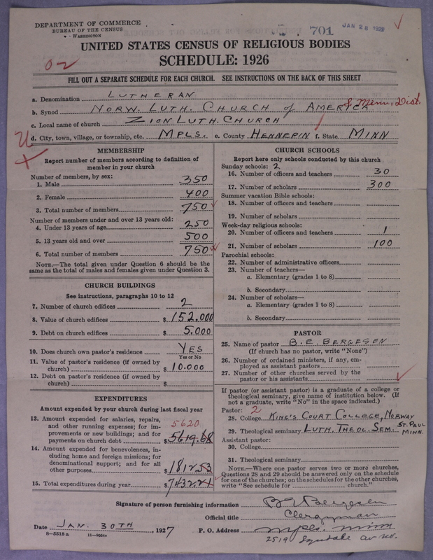 Scan of Norwegian Lutheran Church of America: 701