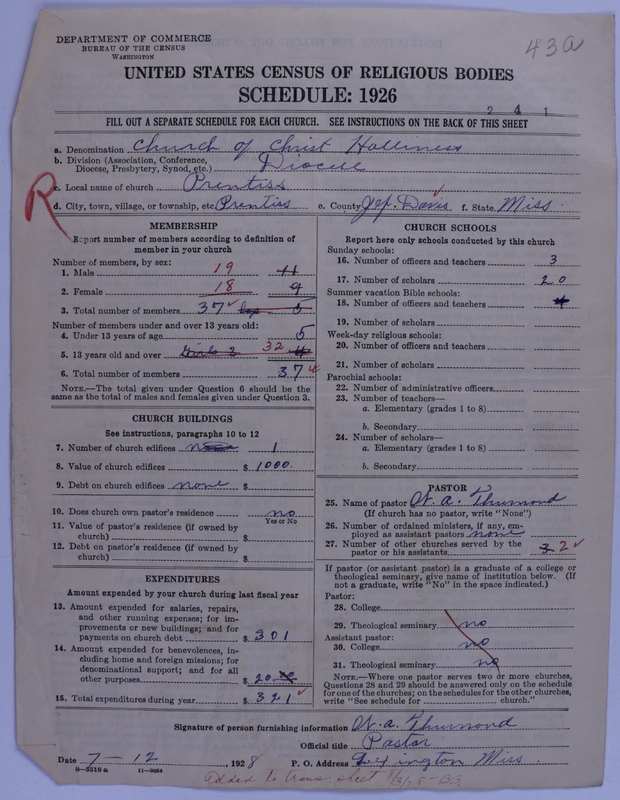 Scan of Church of Christ (Holiness) U.S.A.: 43a