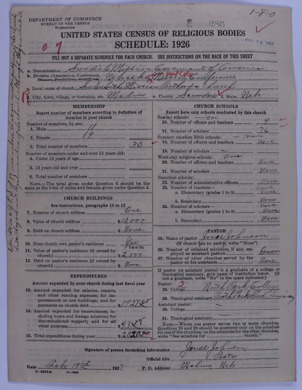 Scan of Swedish Evangelical Mission Covenant of America: 286