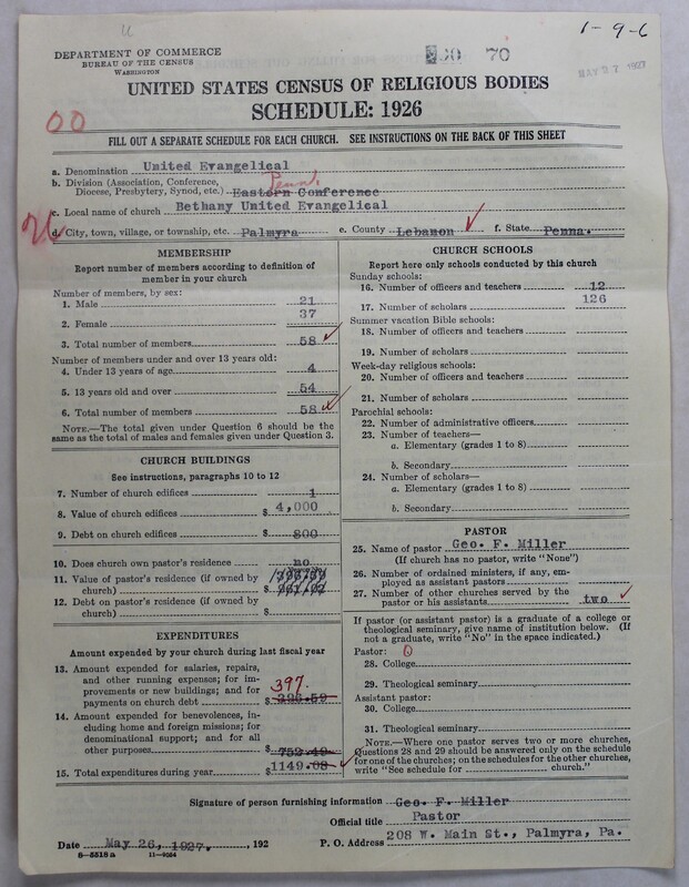 Scan of Evangelical Congregational Church: 70