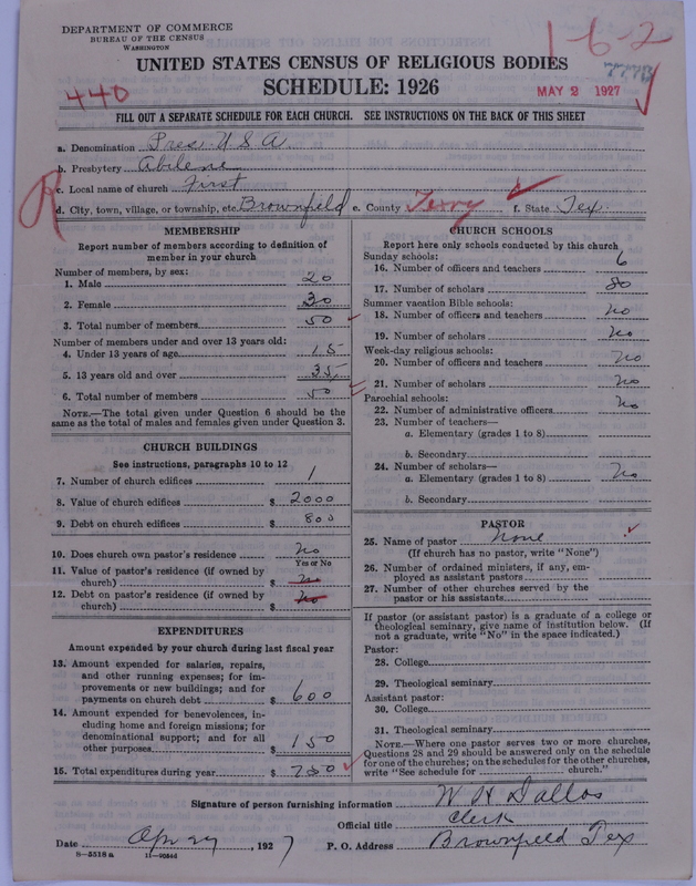 Scan of Presbyterian Church in the United States of America: 7773