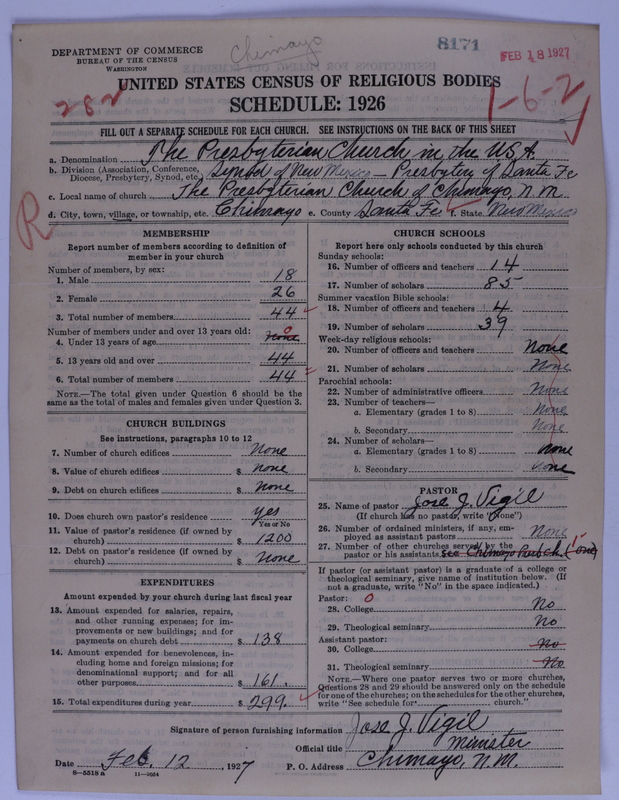 Scan of Presbyterian Church in the United States of America: 8171