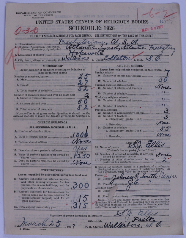 Scan of Presbyterian Church in the United States of America: 6597