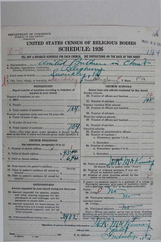 Scan of Church of the United Brethren in Christ: 58