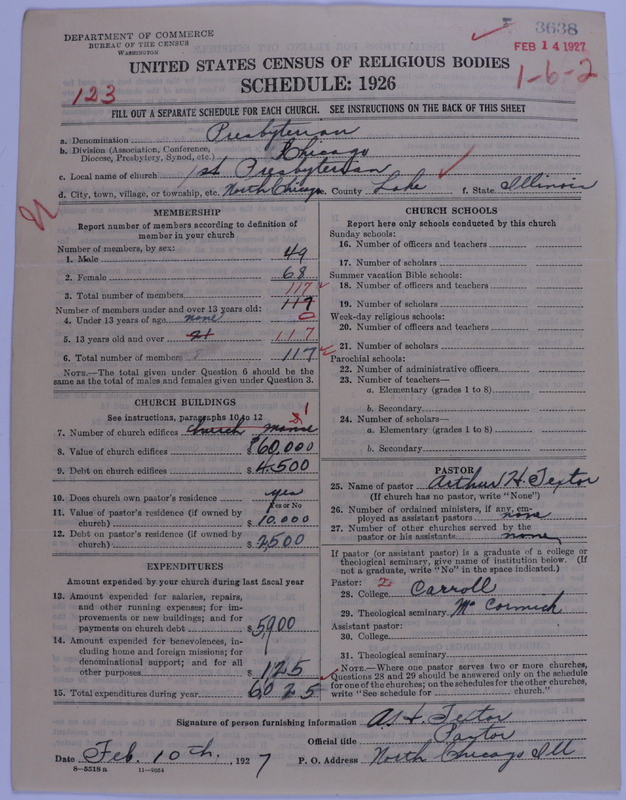 Scan of Presbyterian Church in the United States of America: 3638