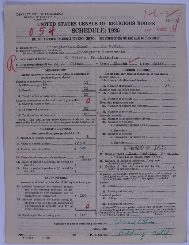 Scan of Presbyterian Church in the United States of America: 8868