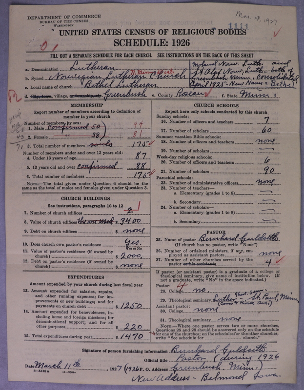 Scan of Norwegian Lutheran Church of America: 1111