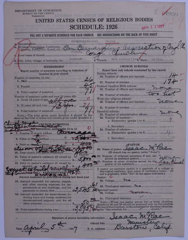 Scan of Congregational Churches: 4959