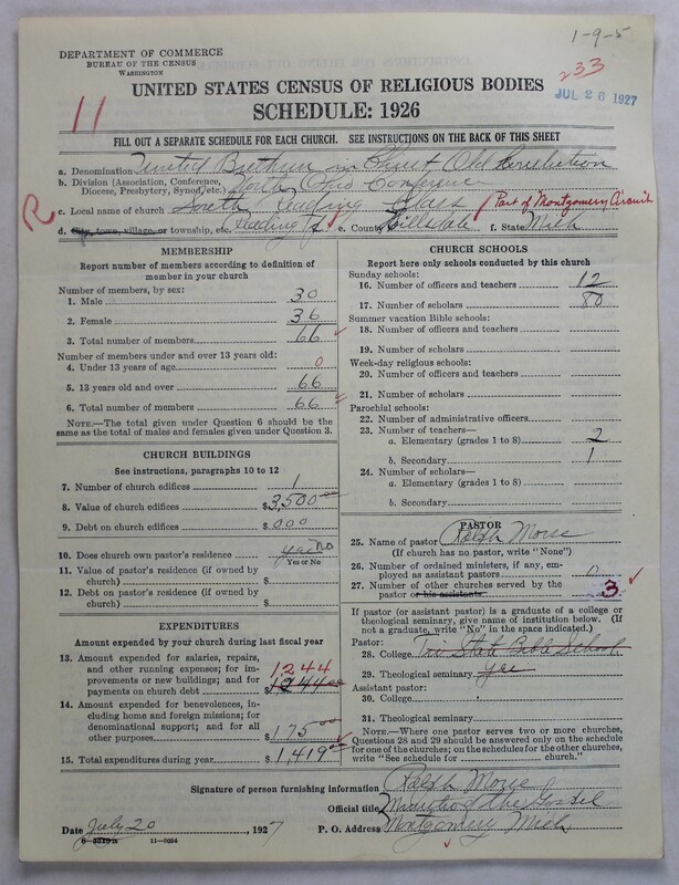 Scan of Church of the United Brethren in Christ (Old Constitution): 233