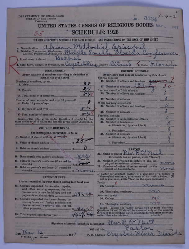 Scan of African Methodist Episcopal Church: 3334
