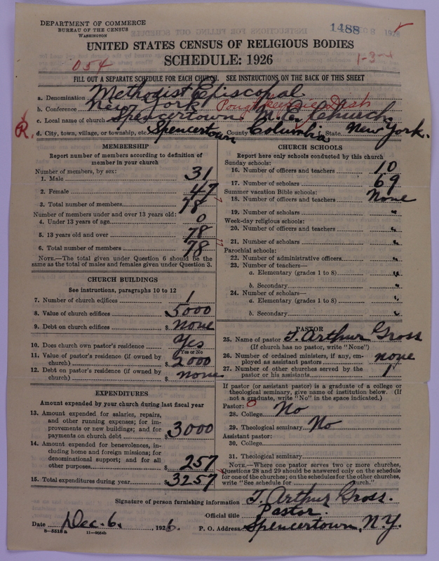 Scan of Methodist Episcopal Church: 1488