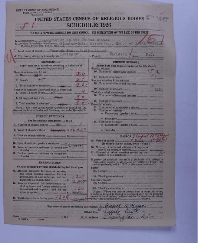 Scan of Presbyterian Church in the United States: 865