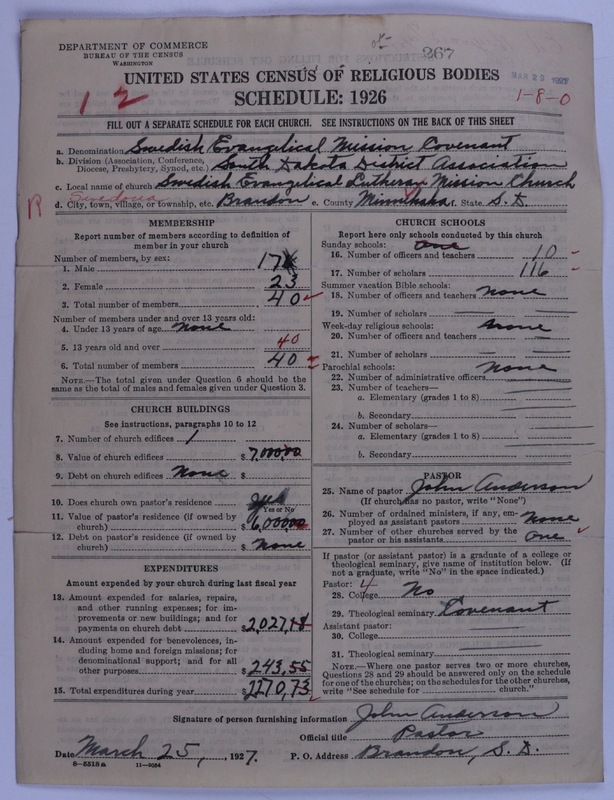 Scan of Swedish Evangelical Mission Covenant of America: 267