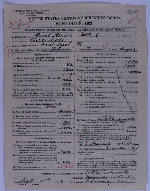 Scan of Presbyterian Church in the United States of America: 8498