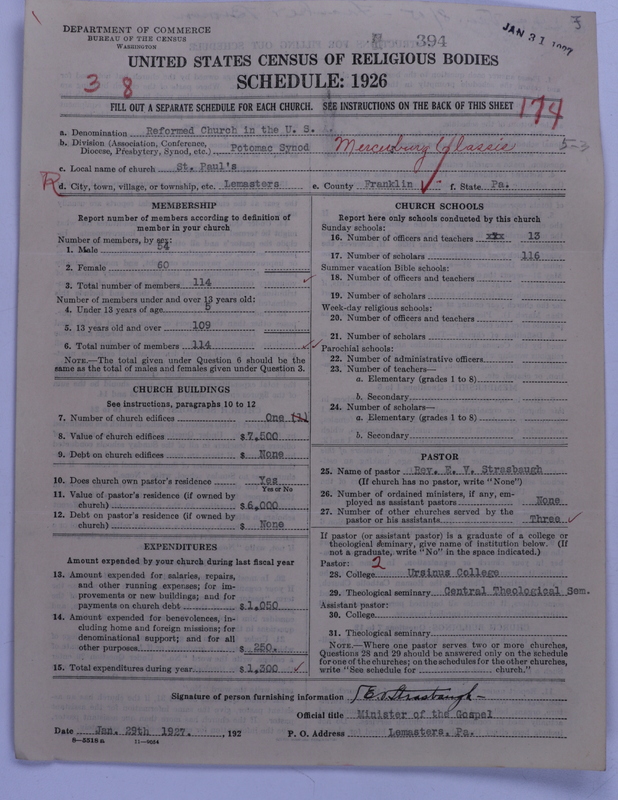 Scan of Reformed Church in the United States: 394