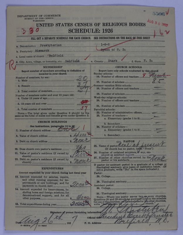 Scan of Presbyterian Church in the United States of America: 5506