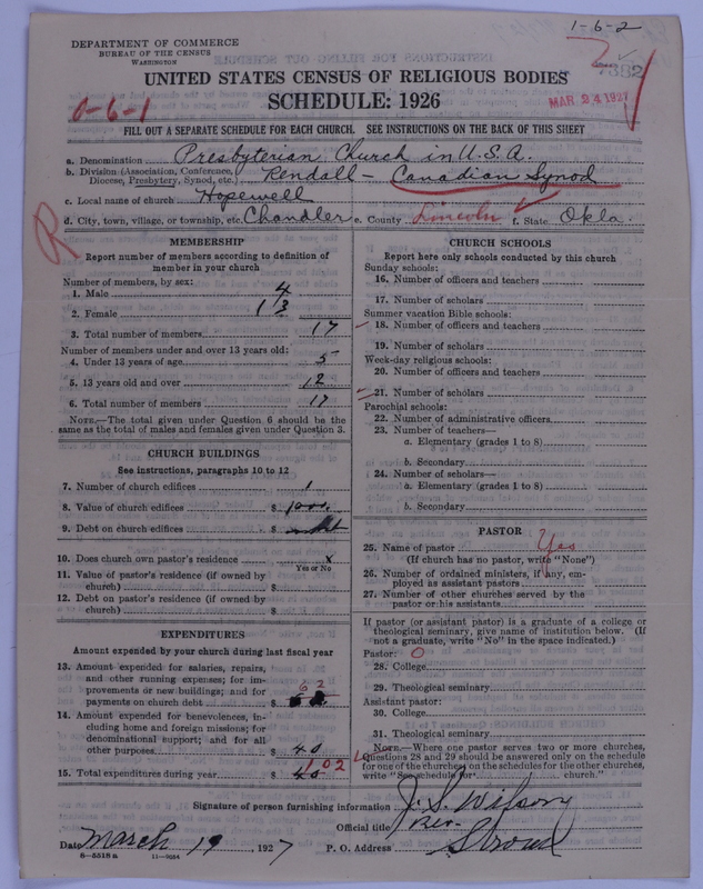 Scan of Presbyterian Church in the United States of America: 7382