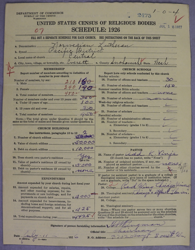 Scan of Norwegian Lutheran Church of America: 2476