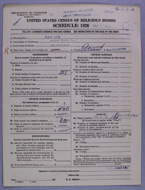 Scan of Negro Baptists: 9944