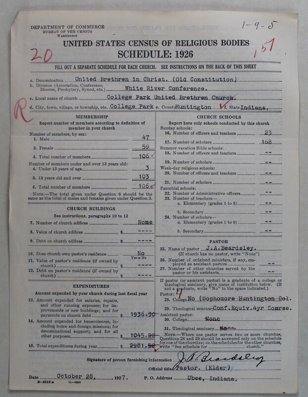 Scan of Church of the United Brethren in Christ (Old Constitution): 157