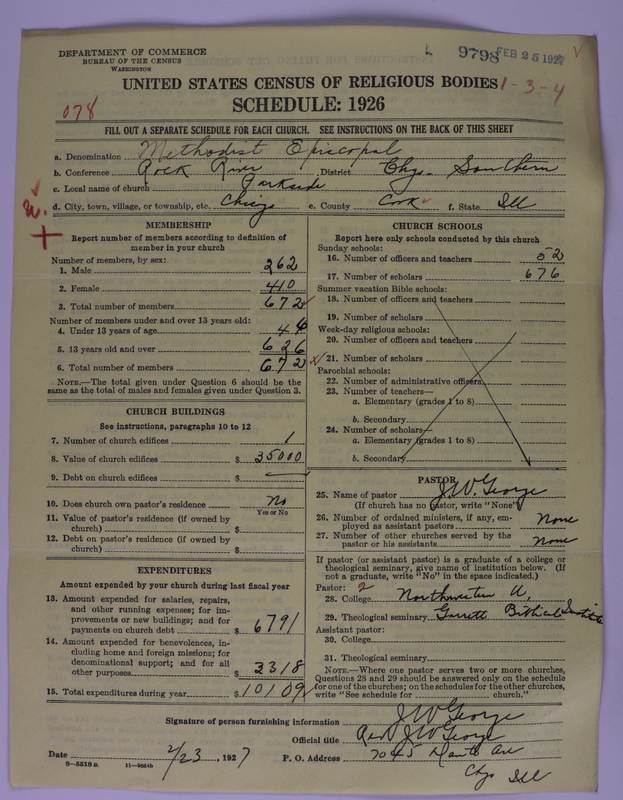 Scan of Methodist Episcopal Church: 9798