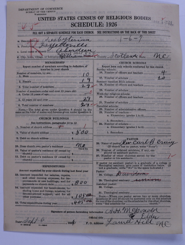 Scan of Presbyterian Church in the United States: 1221