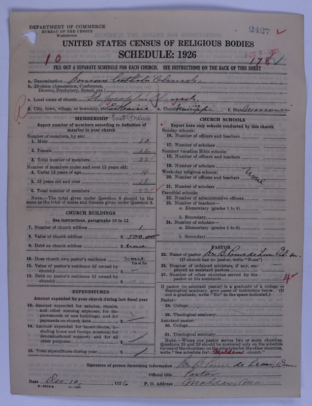 Scan of Roman Catholic Church: 2427