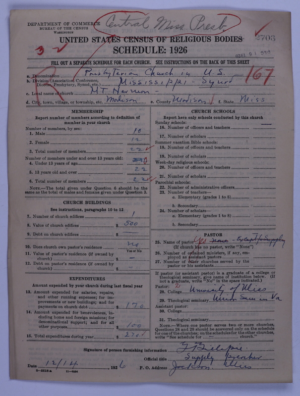 Scan of Presbyterian Church in the United States: 2703