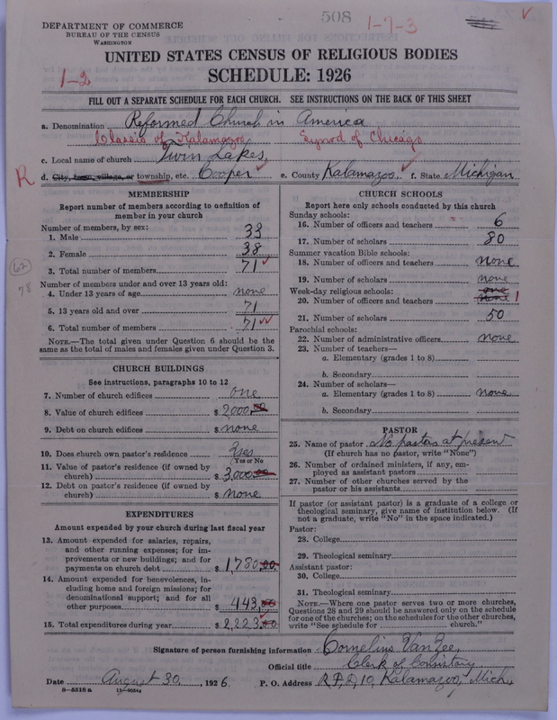 Scan of Reformed Church in America: 508