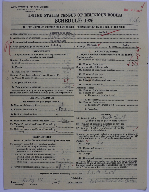 Scan of Congregational Churches: 4245