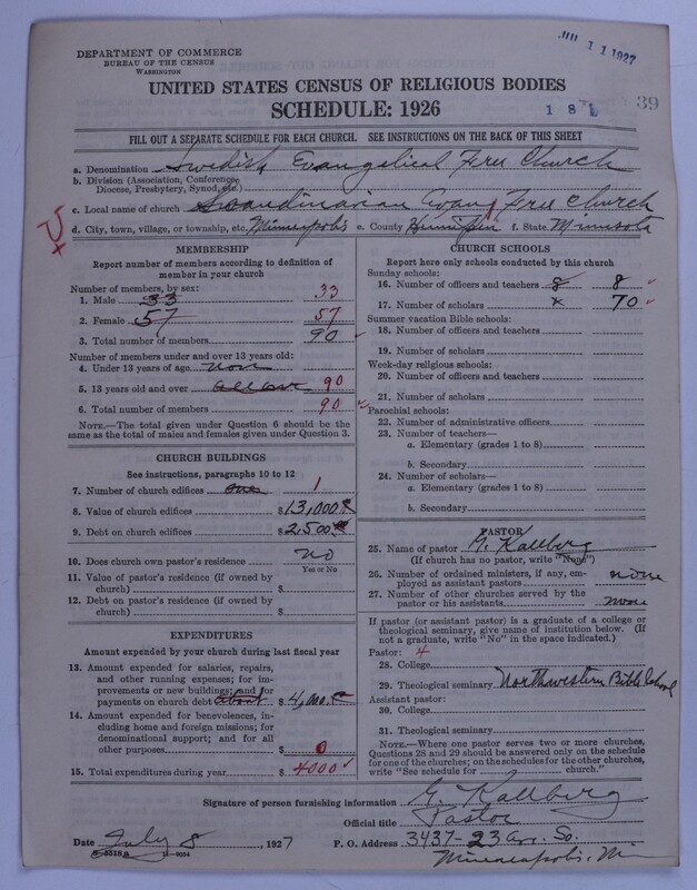 Scan of Swedish Evangelical Free Church of the United States of America: 39